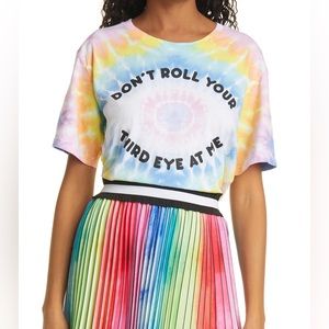 Le Superbe third eye tie dye graphic tee🧿medium